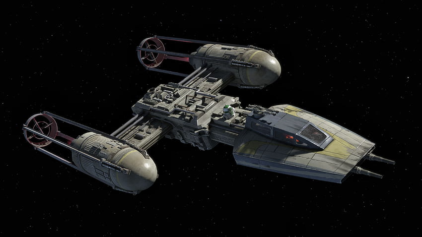 Alguns novos Star Wars renderizados que eu fiz, y wing papel de parede HD