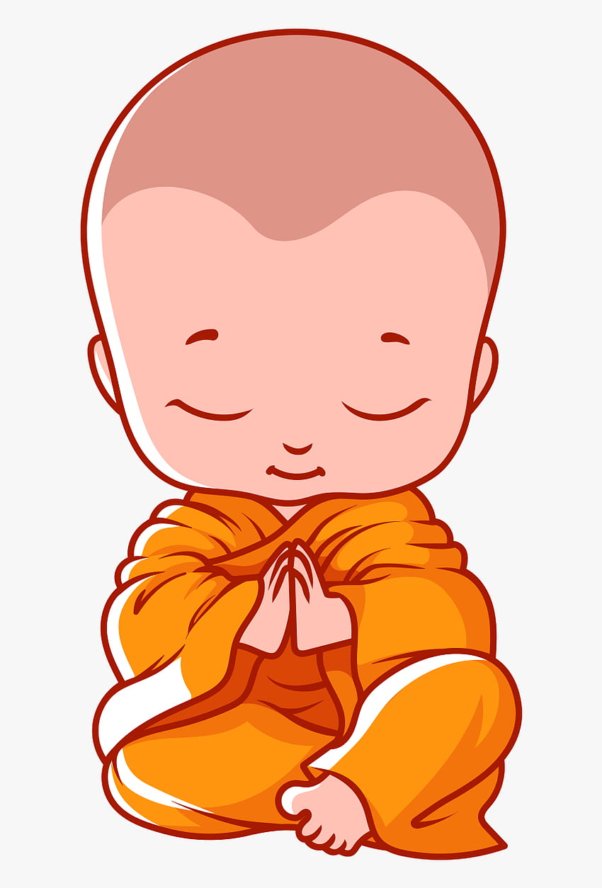 Карикатура на Буда Png / Илюстрация на монах, будистка карикатура на буда биртай весак, карикатура на монах с лотосова седалка, прозрачен фон png клипарт., карикатура на буда HD тапет за телефон