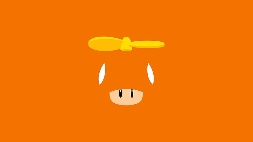 Minimalist Gaming, orange gaming HD wallpaper