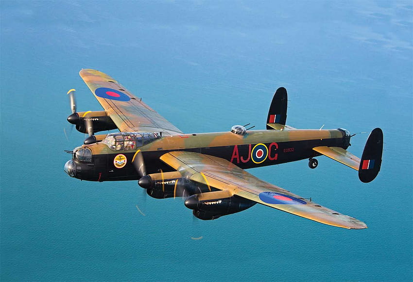 Легендарният Ланкастър, бомбардировач Avro Lancaster HD тапет
