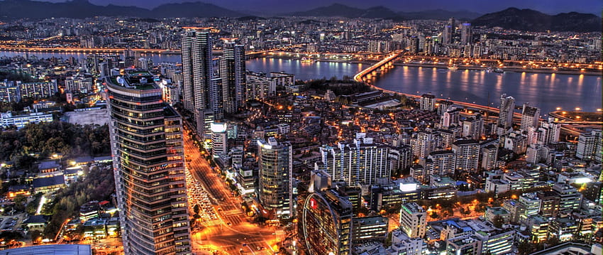 2560x1080 Korea Selatan, Seoul, Ibu Kota, Seoul Korea Selatan Wallpaper HD