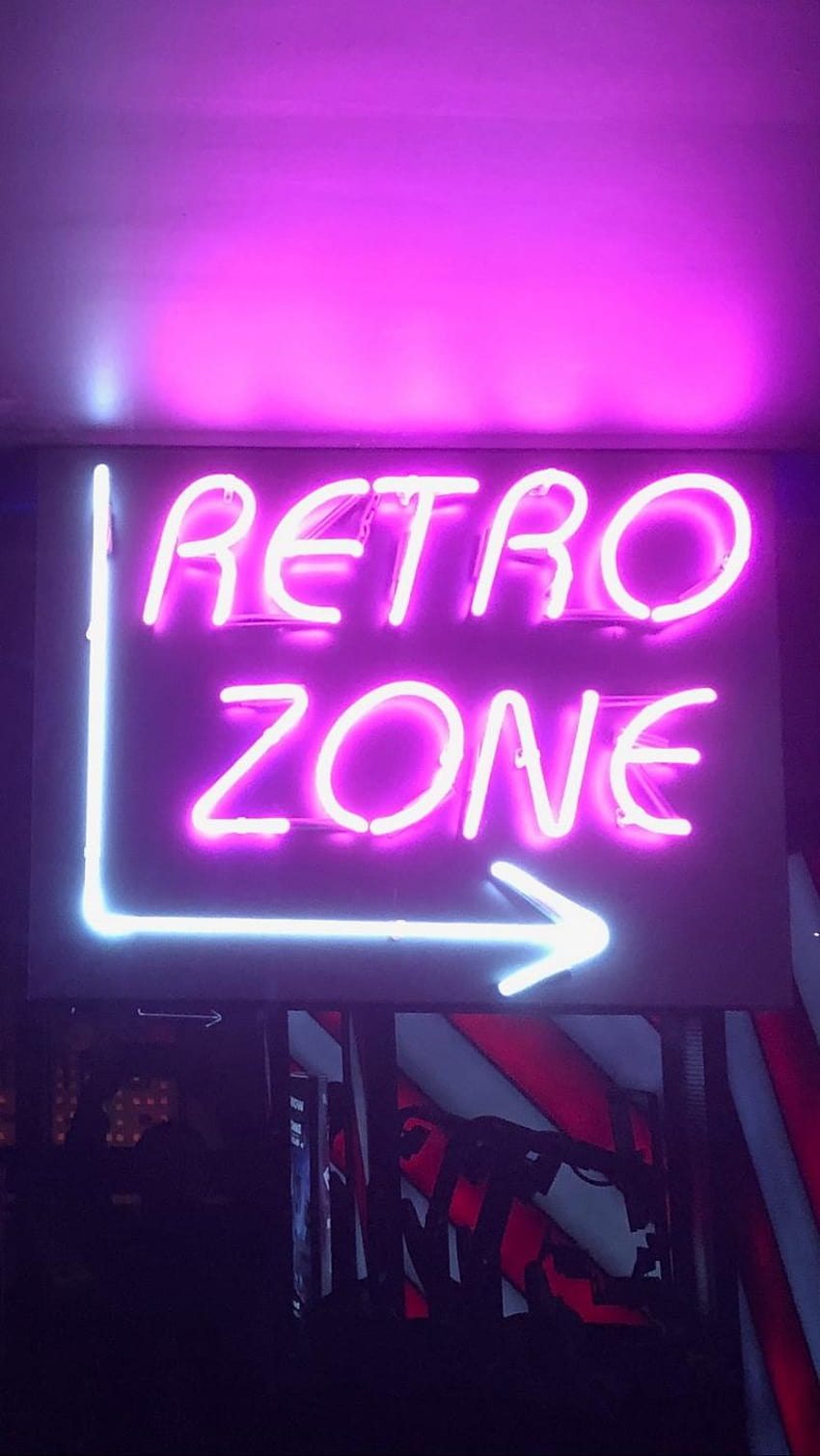 800x1420 retro, zone, neon, arrow, sign, neon retro HD phone wallpaper