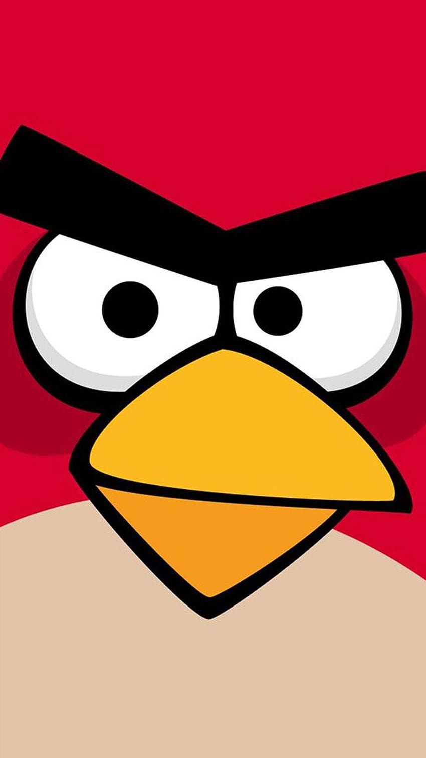 Angry Bird Closeup Red Android, angry android HD phone wallpaper