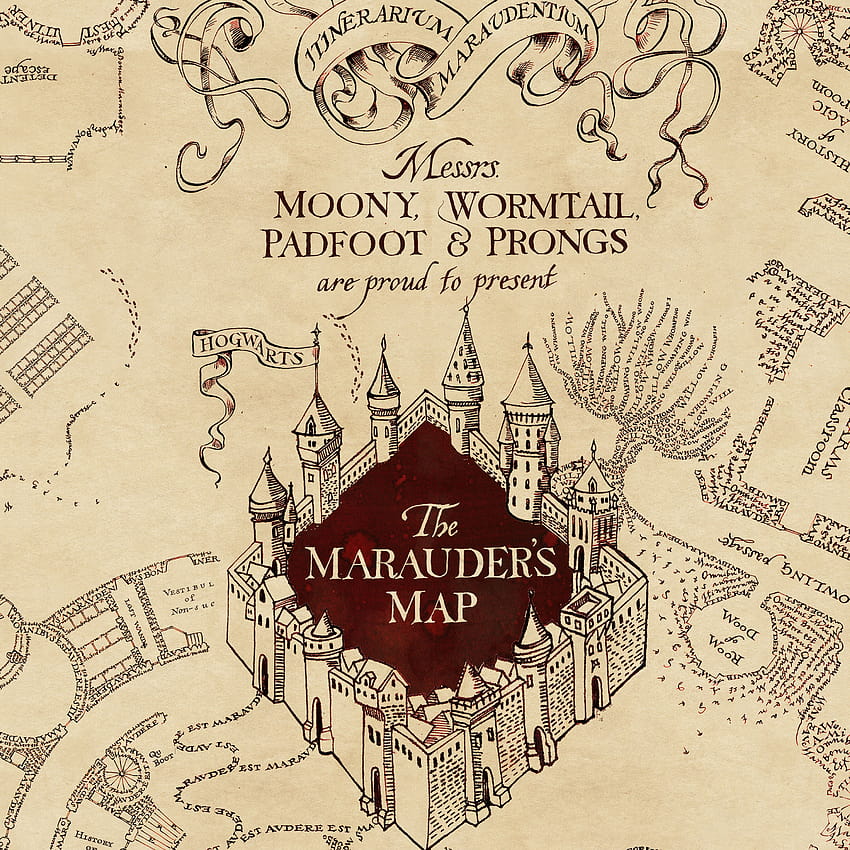 Harry Potter Marauders Map, i solemnly swear that i am up to no good HD phone wallpaper