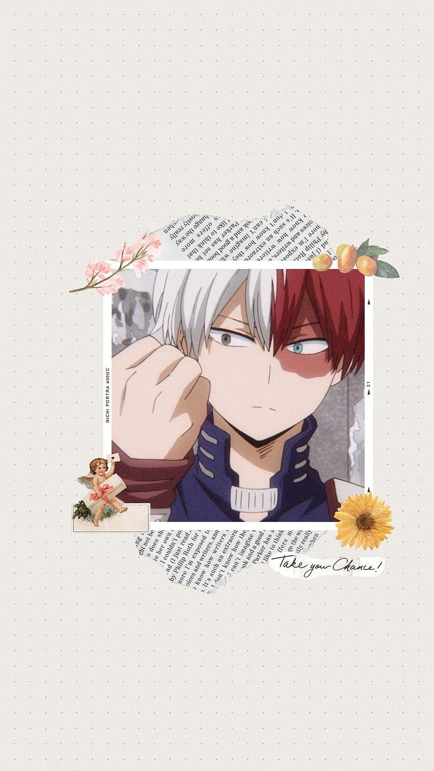 Cute anime , Anime lock screen ...pinterest, shoto todoroki aesthetic ...