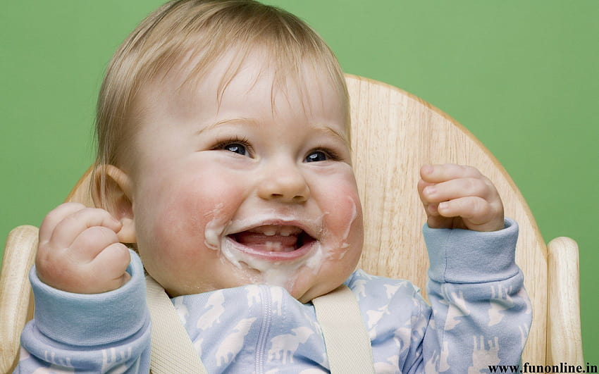 Funny Baby, laughing baby HD wallpaper