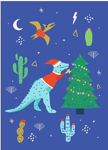 Christmas dinosaur HD wallpapers | Pxfuel