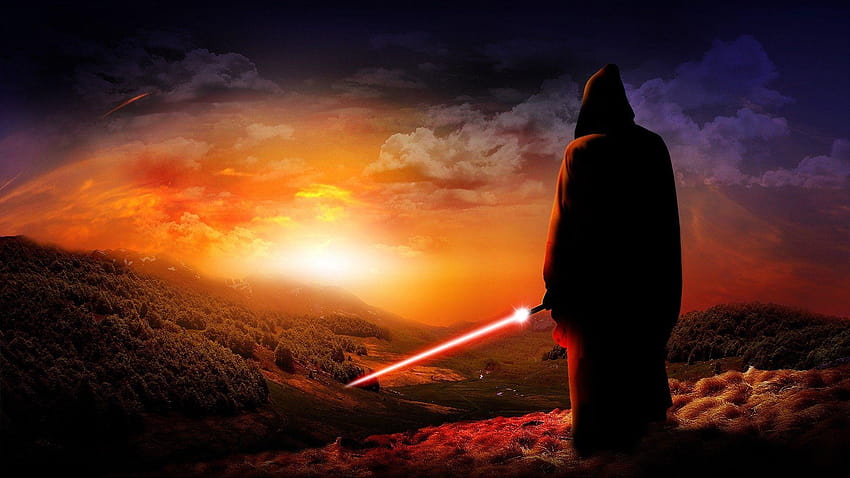Черни фонове Тъмни фонове Джедайски светлинни мечове Sith Star Wars, ситски фон HD тапет