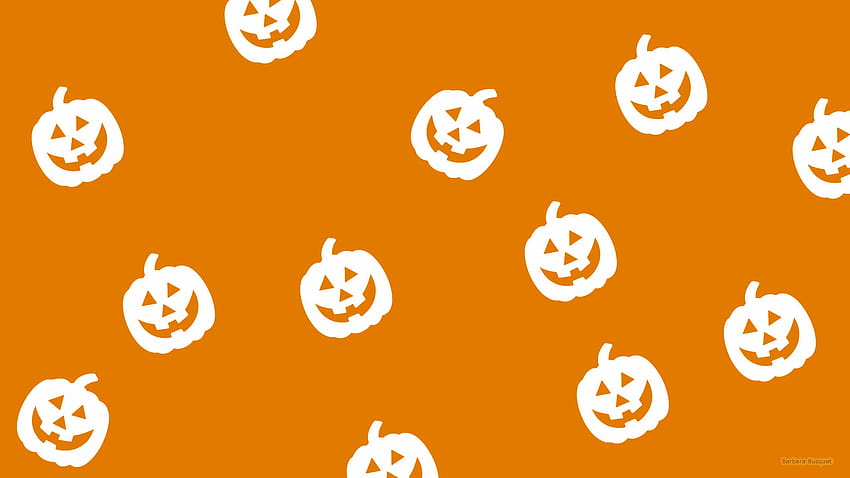 Halloween pattern, simple halloween HD wallpaper