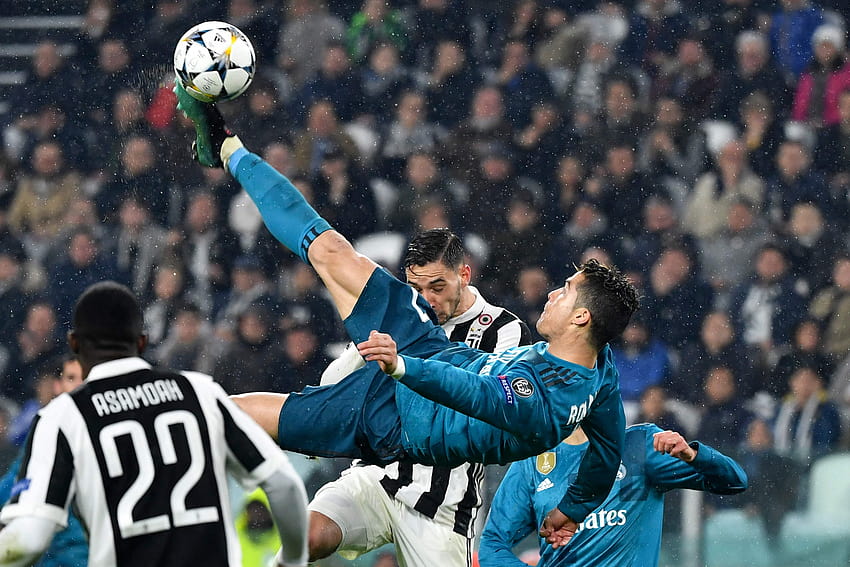 Sehen Sie: Cristiano Ronaldos Fahrrad, Ronaldo Fallrückzieher vs. Juventus HD-Hintergrundbild