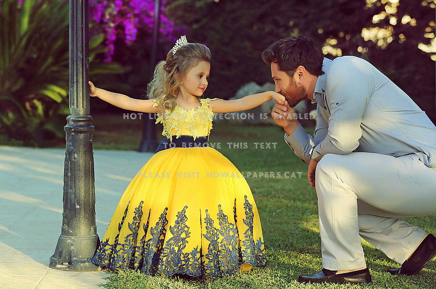 Daddy's little princess man kiss gown, daddys princess HD wallpaper | Pxfuel