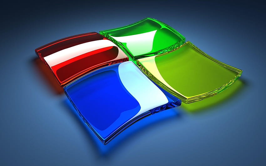 노트북용 젤 효과 U가 포함된 3D Windows 7 로고, Windows 최고의 U HD 월페이퍼