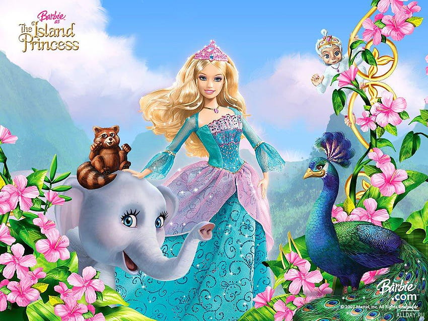 Barbie Island Princess, la principessa dei cigni Sfondo HD