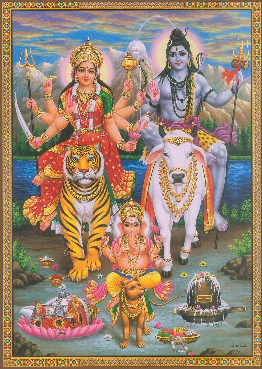 Lord Shiva Family High Resolution , shiv family HD phone wallpaper | Pxfuel