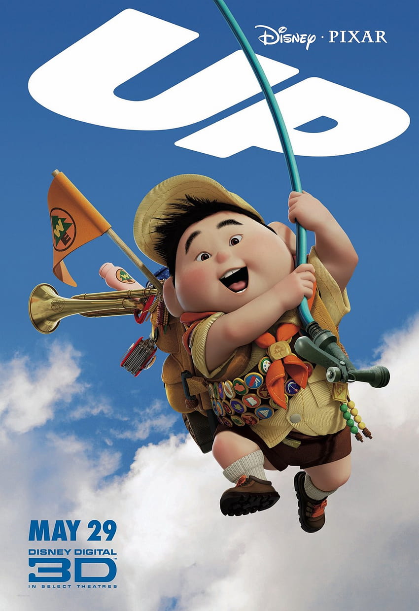 up russell poster cartolina, up russell poster , up russell poster, up altas aventuras Sfondo del telefono HD