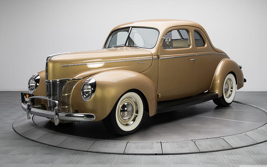 Ford V8 Deluxe Coupe 1940 Ultra พื้นหลัง วอลล์เปเปอร์ HD