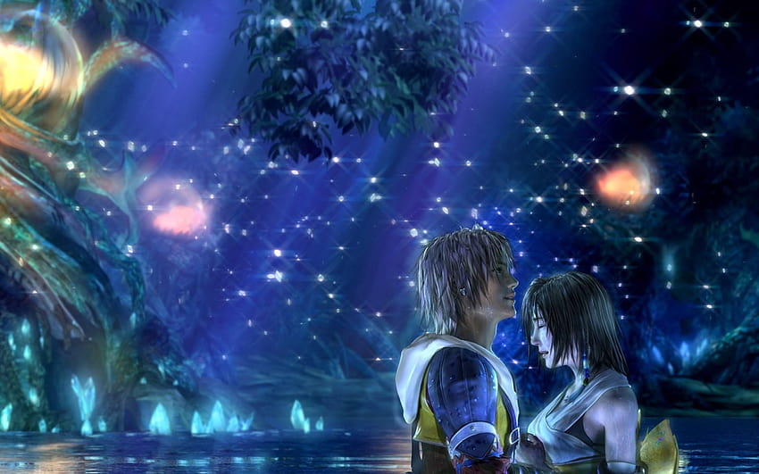 FF10, niebieska estetyka Final Fantasy Tapeta HD