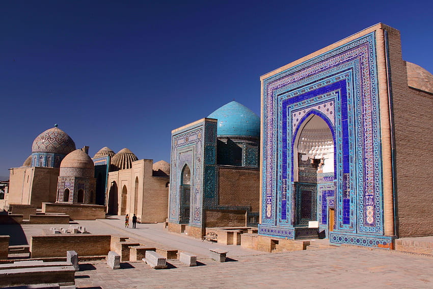 Uzbekistan Samarkanda Świątynie Miasta Tapeta HD