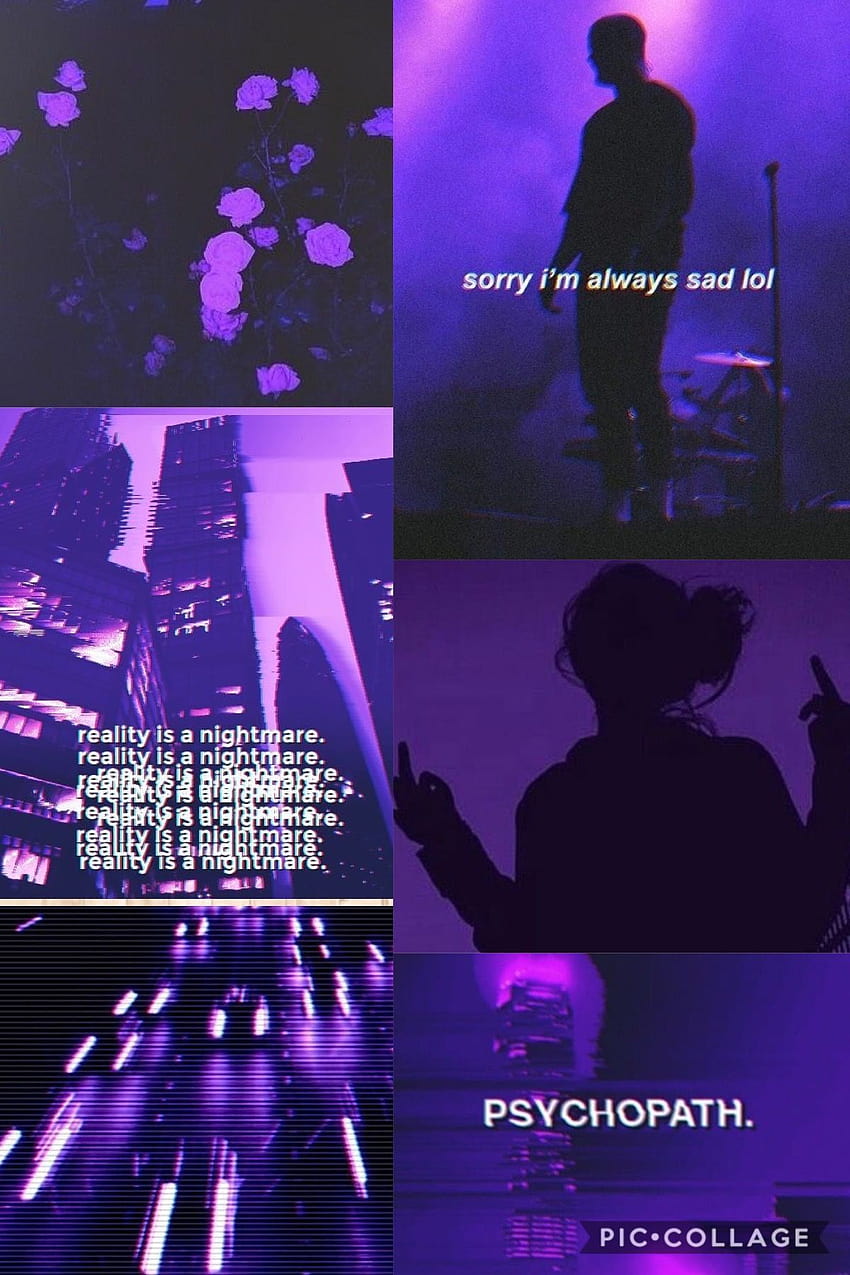 Aesthetic Sad posted by Sarah Walker, sad collage HD phone wallpaper