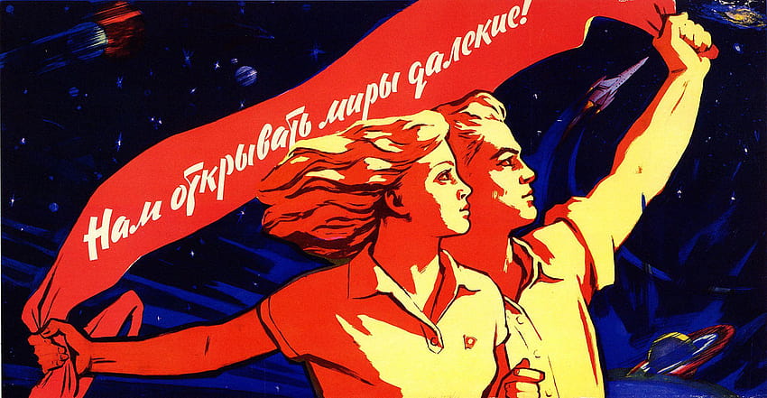 Affiches de propagande du programme spatial soviétique partie 2 · Blog de voyage en Russie, propagande soviétique Fond d'écran HD