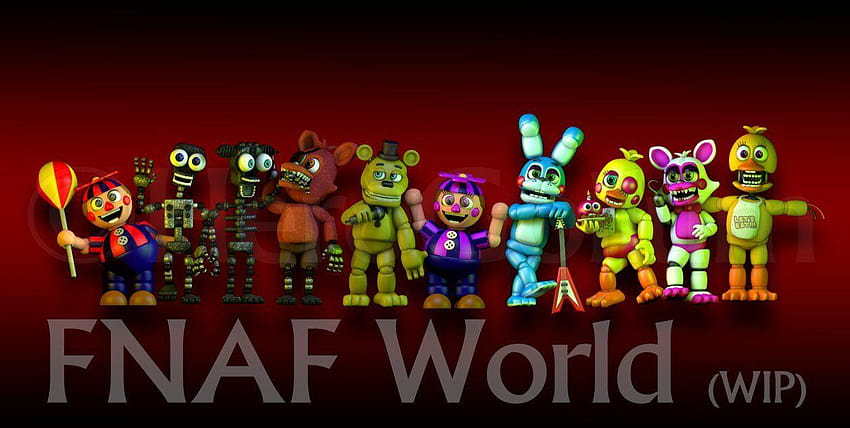 FNAF World Art! by HeroGollum HD wallpaper