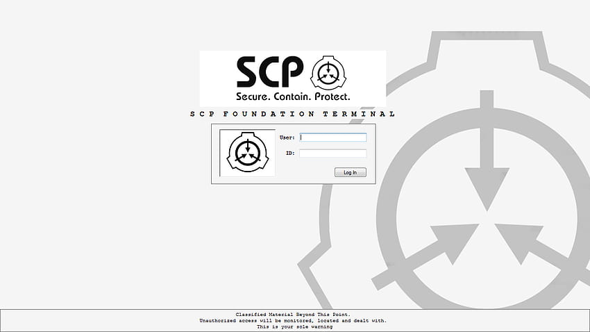 Download free Scp Broken Logo Wallpaper 