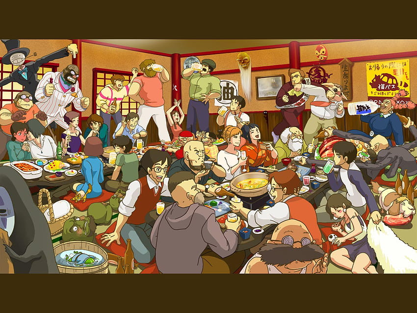 Hayao Miyazaki Reunion : movies, miyazaki film HD wallpaper