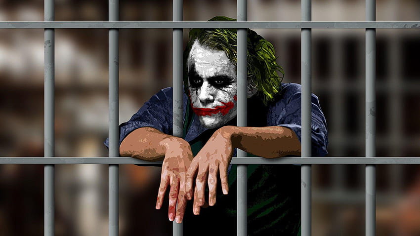 Joker in Jail Movie Scene of Batman, batman joker HD wallpaper