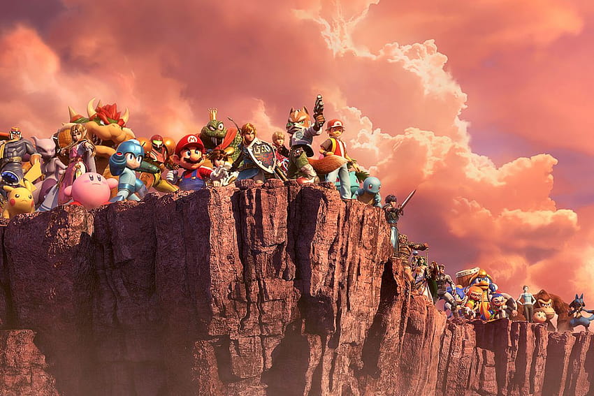 Super Smash Bros. Ultimate จะได้รับนักสู้เพิ่มอีก 6 คนในรูปแบบ DLC วอลล์เปเปอร์ HD