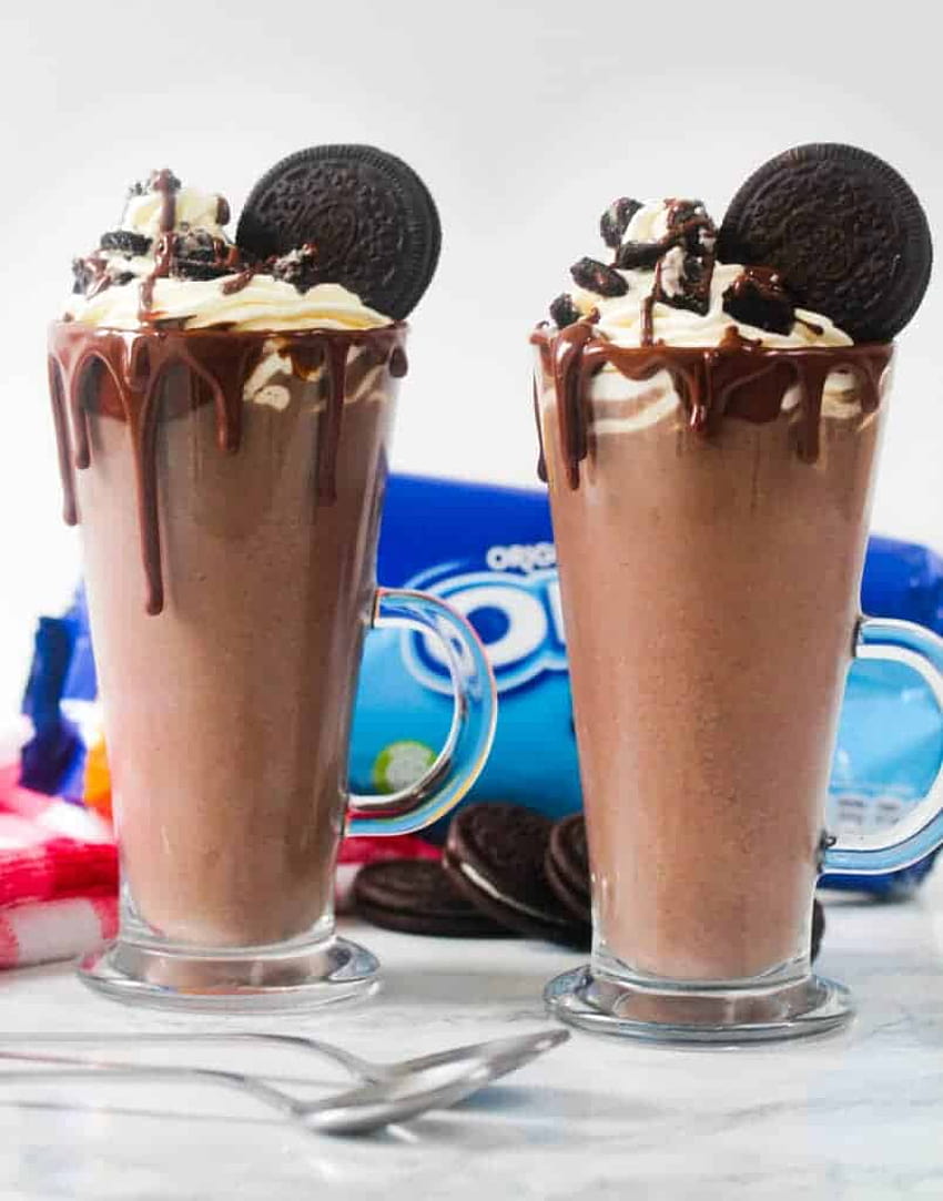 Oreo Milkshake Tarifi ve Videosu, çikolatalı shake HD telefon duvar kağıdı