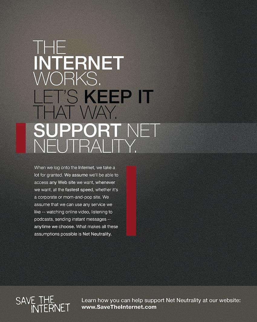 Create Art to Fight for Net Neutrality by danlev HD phone wallpaper