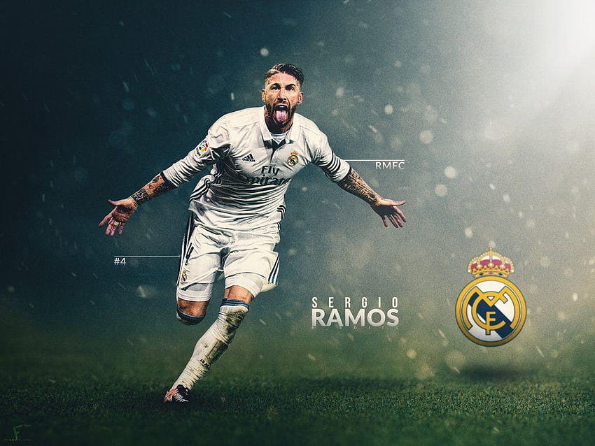  Sergio Ramos por F, fútbol   fondo de pantalla