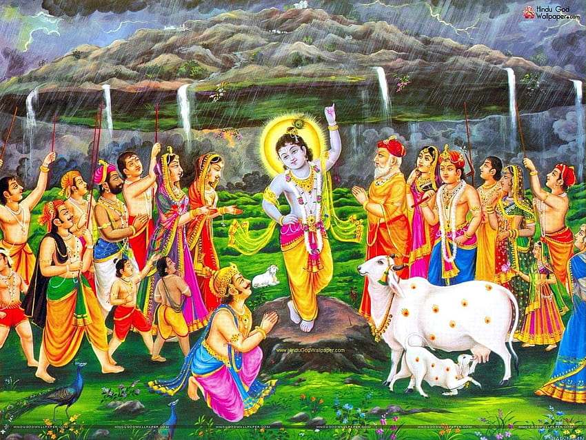Zeiten des Mathura-Vrindavan-Tempels. Mathura Vrindavan sind die heiligen Orte… HD-Hintergrundbild