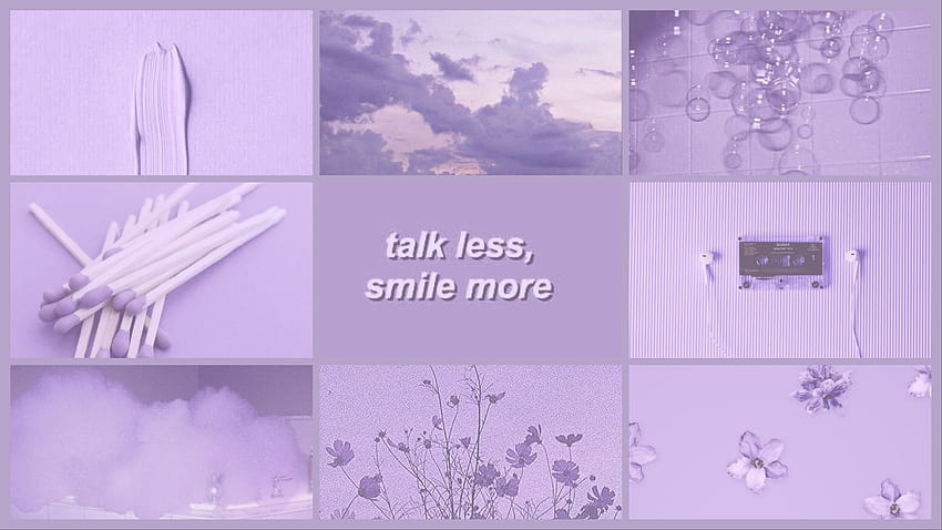 Aesthetic Purple For Laptop posted by Samantha Thompson, lavender ...