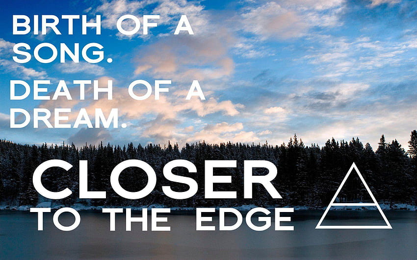 Thirty Seconds To Mars Closer to the Edge HD wallpaper