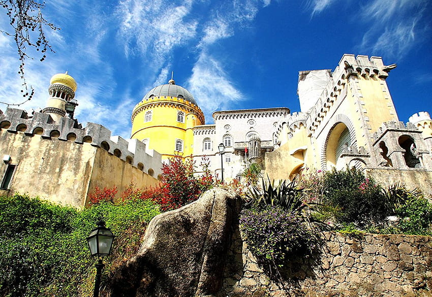 Sintra Portugal Pena Palace Cities HD wallpaper