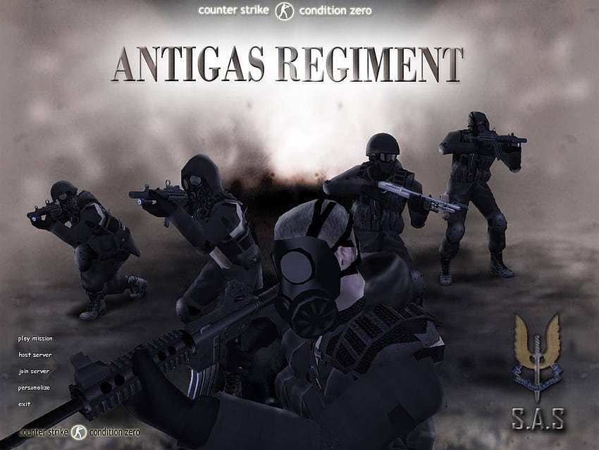 AntigasRegiment SAS Hintergründe, Counter Strike Bedingung Null HD-Hintergrundbild