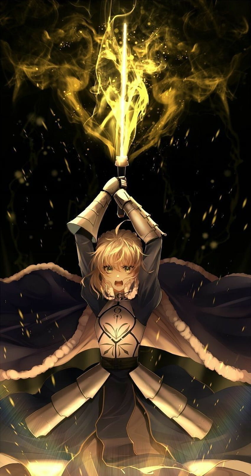 Pin auf Fate Stay Night / Zero, Saber Fate iPhone HD-Handy-Hintergrundbild