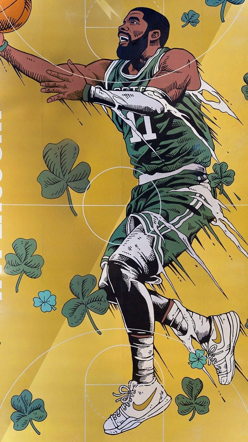 Cartoon Kyrie Irving ~ Games Ideas in 2020, basketball cartoon HD phone wallpaper