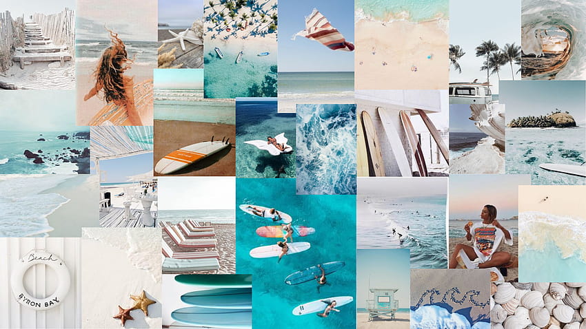 beachy collage wallpaper   Cute wallpaper backgrounds Iphone wallpaper  vintage Surfing wallpaper