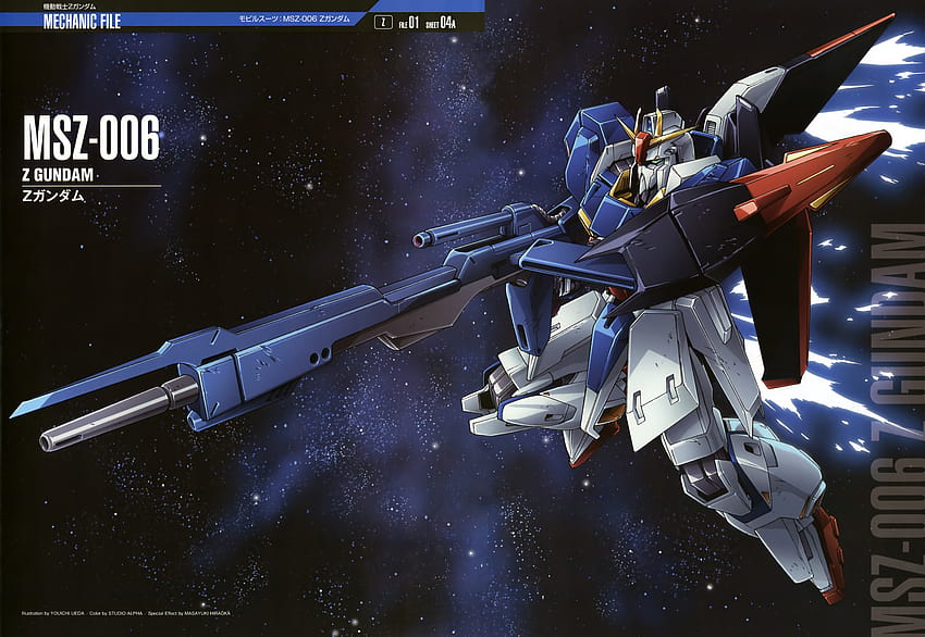 Kombinezon mobilny Zeta Gundam Tapeta HD