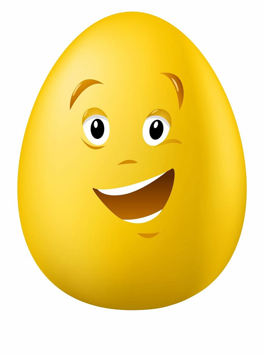 Тъжно лице Прозрачни фонове Великденско яйце Усмихнато лице, анимационни великденски яйца HD тапет за телефон