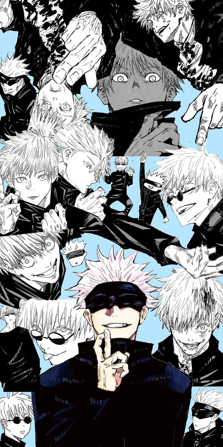 Jujutsu Kaisen, jujutsukaisen, gojosatoru, HD phone wallpaper