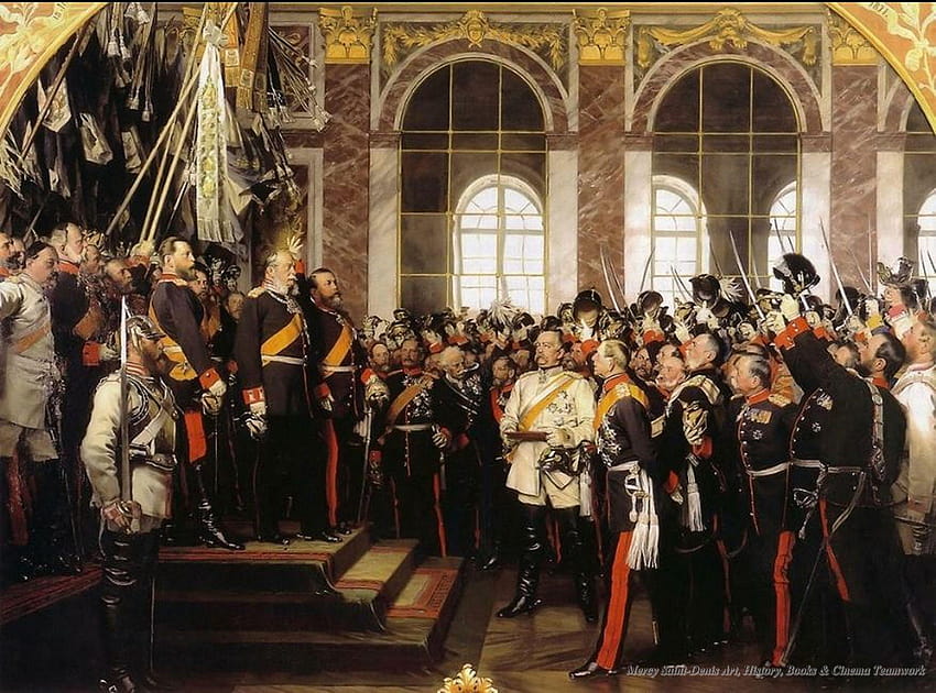 The proclamation of the German Empire.The third version of the HD wallpaper