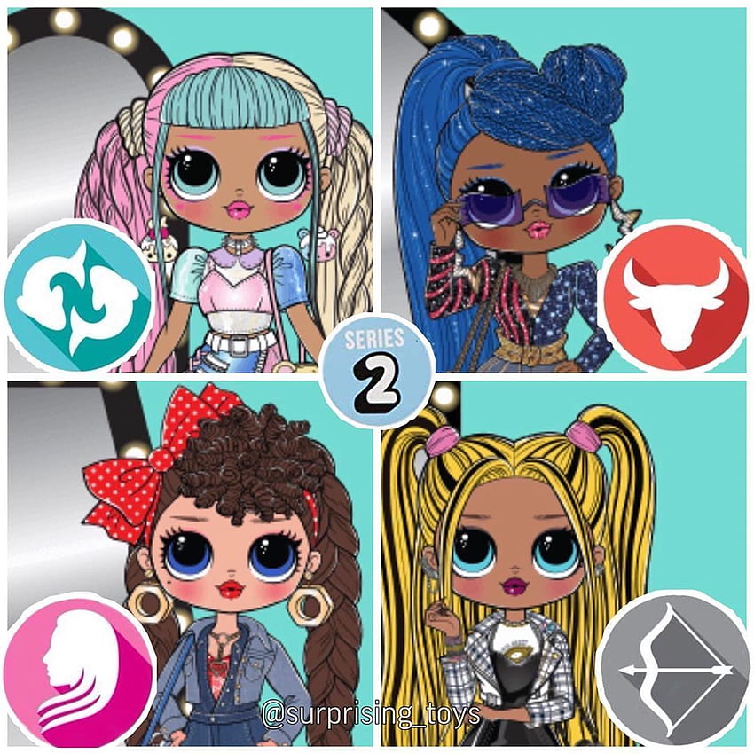  L.O.L. Surprise! O.M.G. Remix Rocker Boi and Punk Grrrl 2 Pack  – 2 Fashion Dolls with Music : Toys & Games