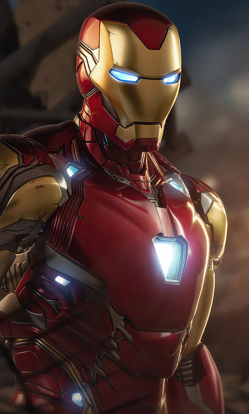 Iron Man Avengers 4 Dalam Resolusi 1280x2120 pada tahun 2021, manusia besi yang lucu wallpaper ponsel HD