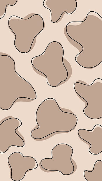 Pin sa Brown preppy hearts theme, preppy brown HD phone wallpaper