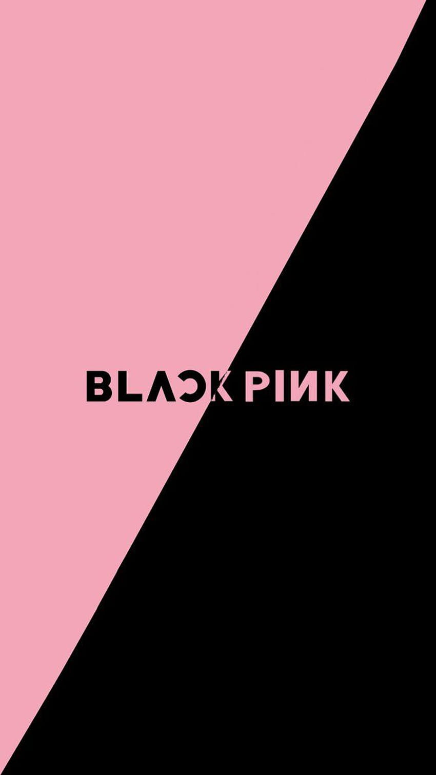 ブラックピンクのロゴ、アルバムのブラックピンク HD電話の壁紙