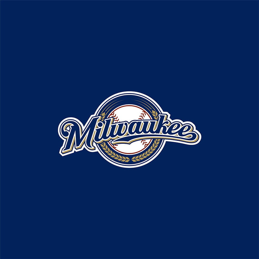 4 Milwaukee Brewers, logotipo dos cervejeiros Papel de parede de celular HD