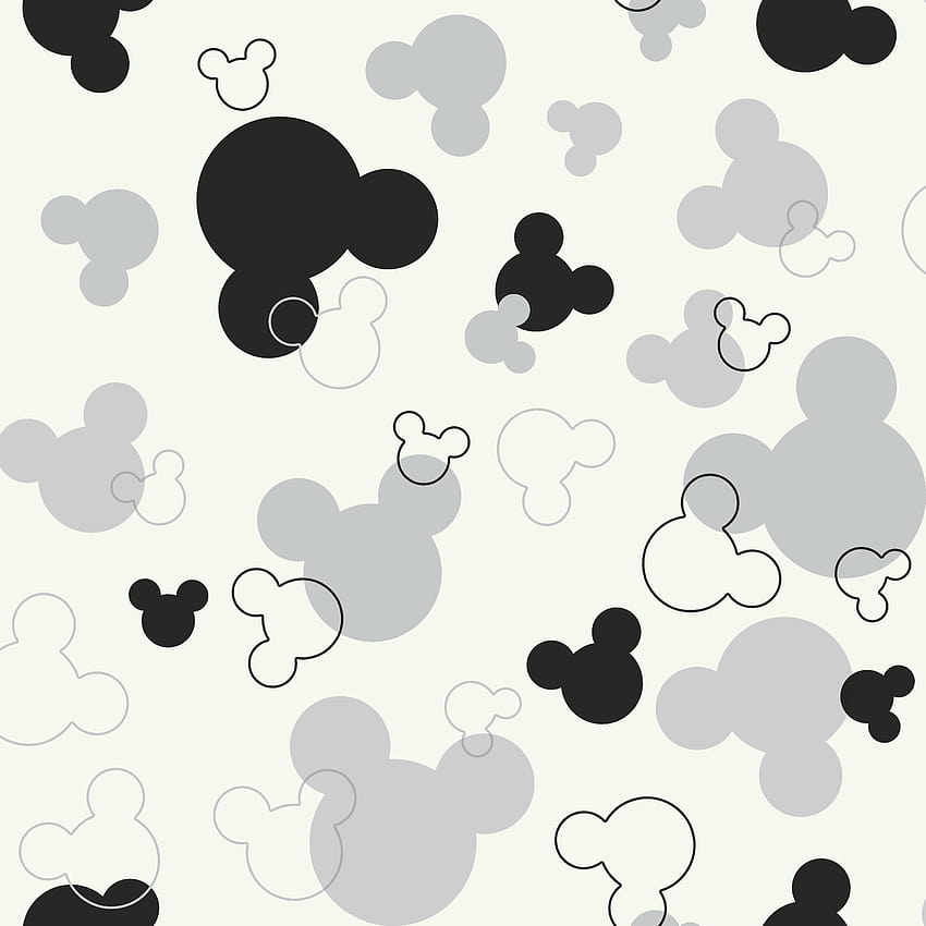 York White Mickey Mouse Head, lakukan mickey wallpaper ponsel HD